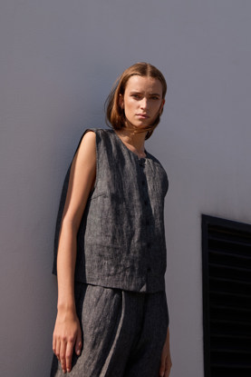 Heartmade HMBerisa vest, Slate Black